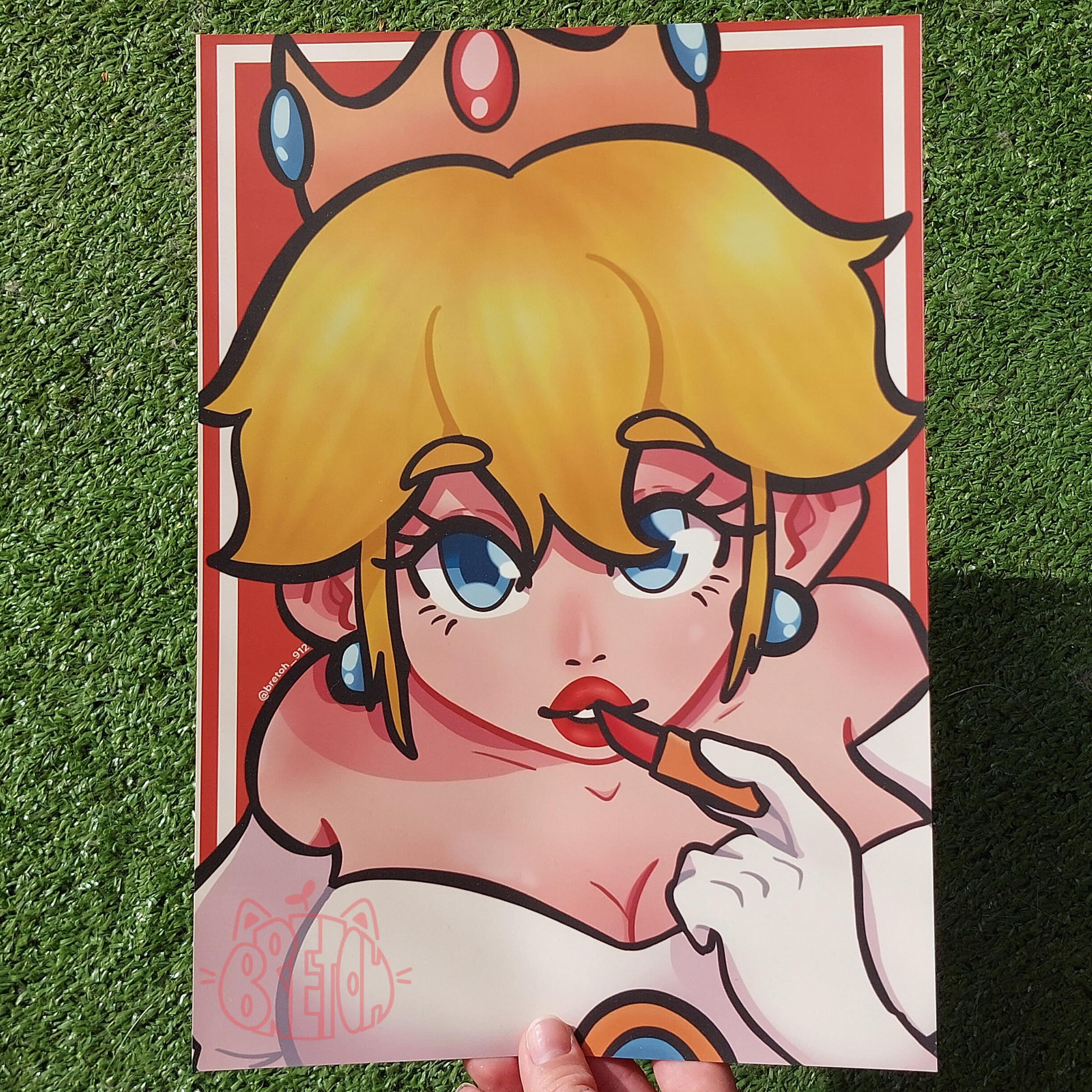Princesa Peach - Print A4 (21 x 29,7cm) - 8€