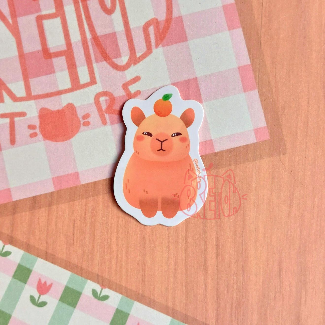 Capibara - Pegatina 5cm - 1€