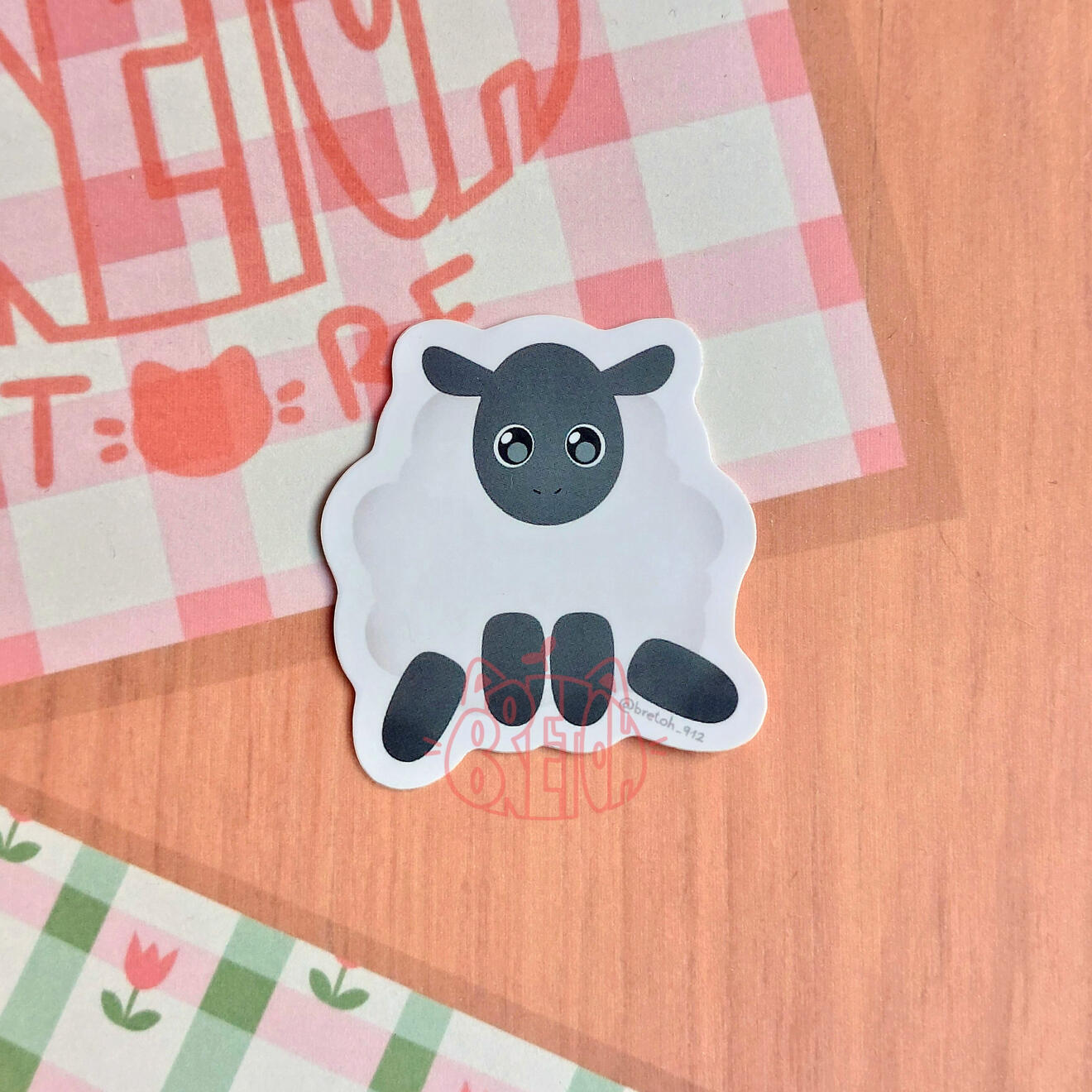 Leopoldo la oveja - Pegatina 5cm - 1€