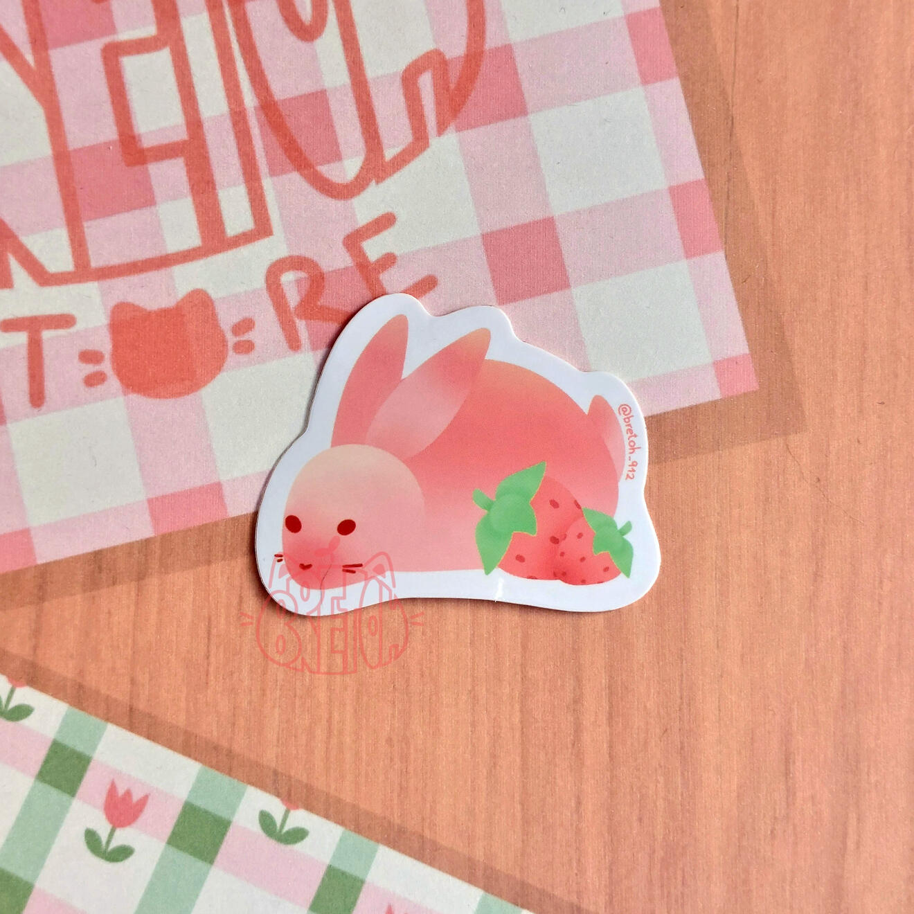 Mochi Bunny - Pegatina 5cm - 1€