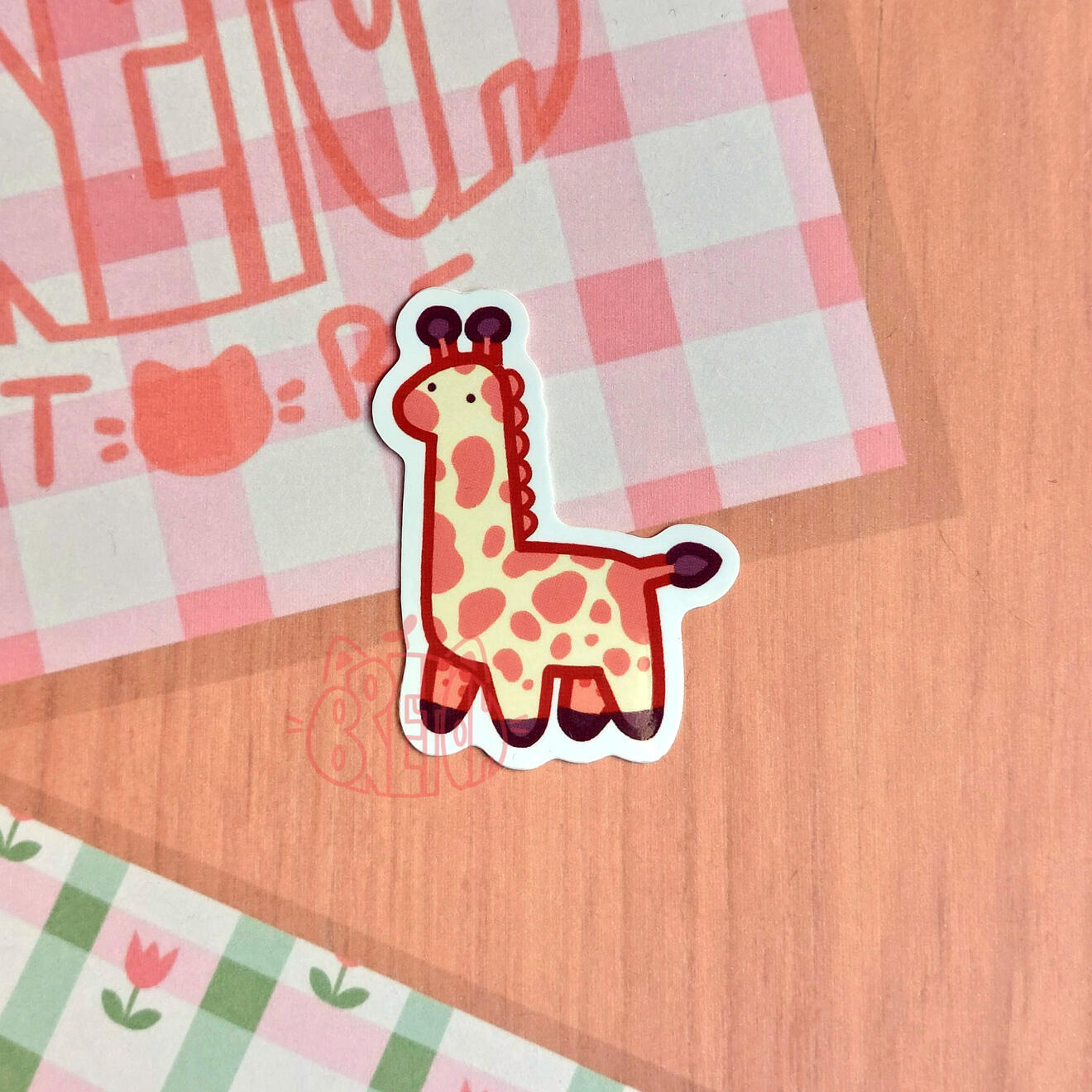 Jirafita - Pegatina 5cm - 1€