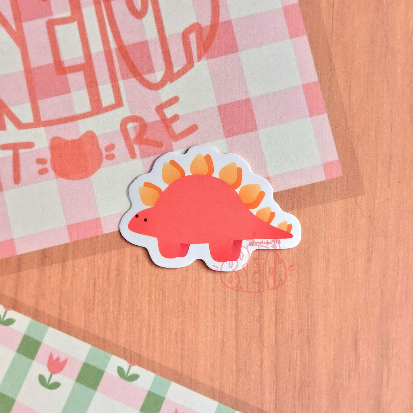 Red Dino - Pegatina 5cm - 1€