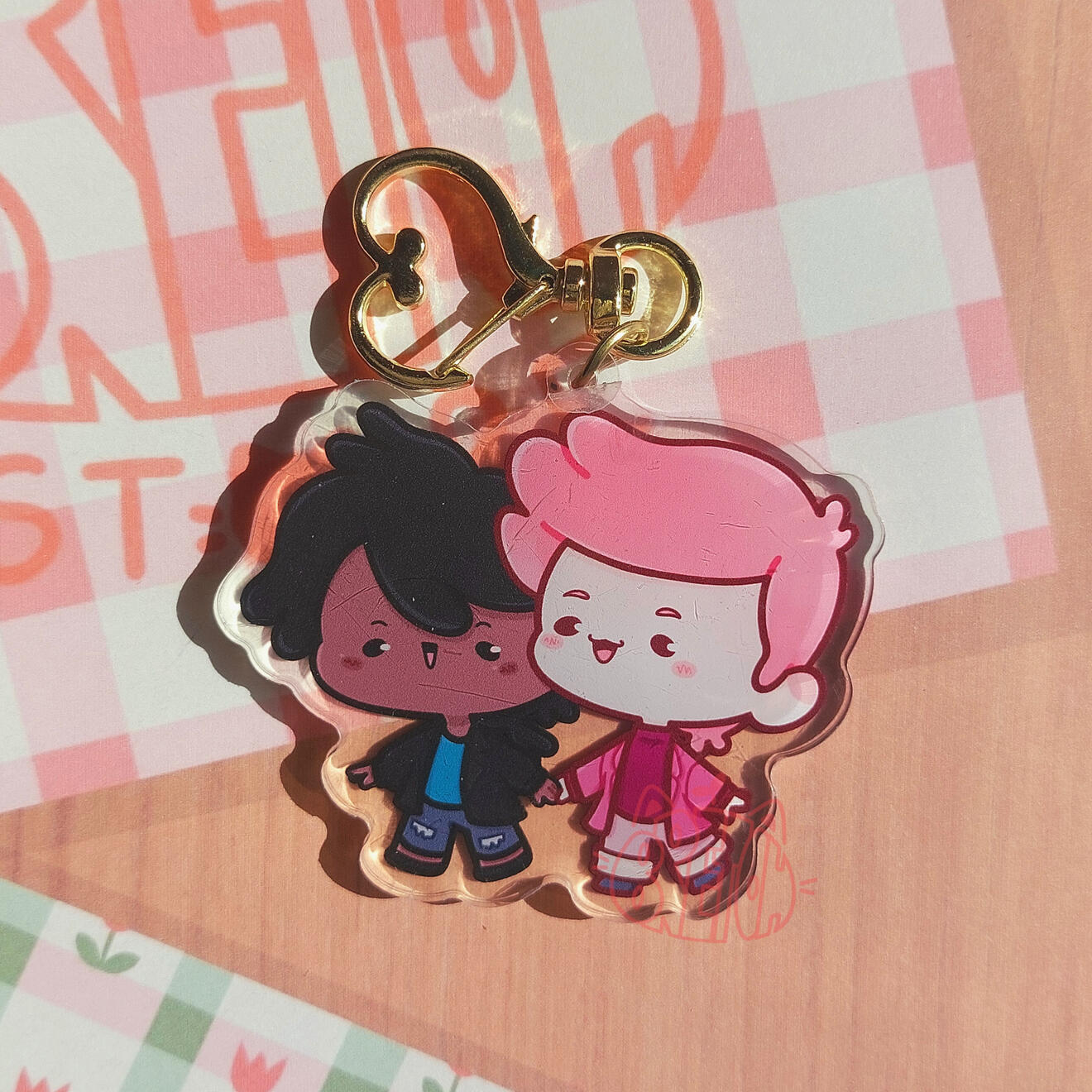 Príncipe Chicle x Marshall Lee - Llavero - Mismo diseño en ambas caras - 6€