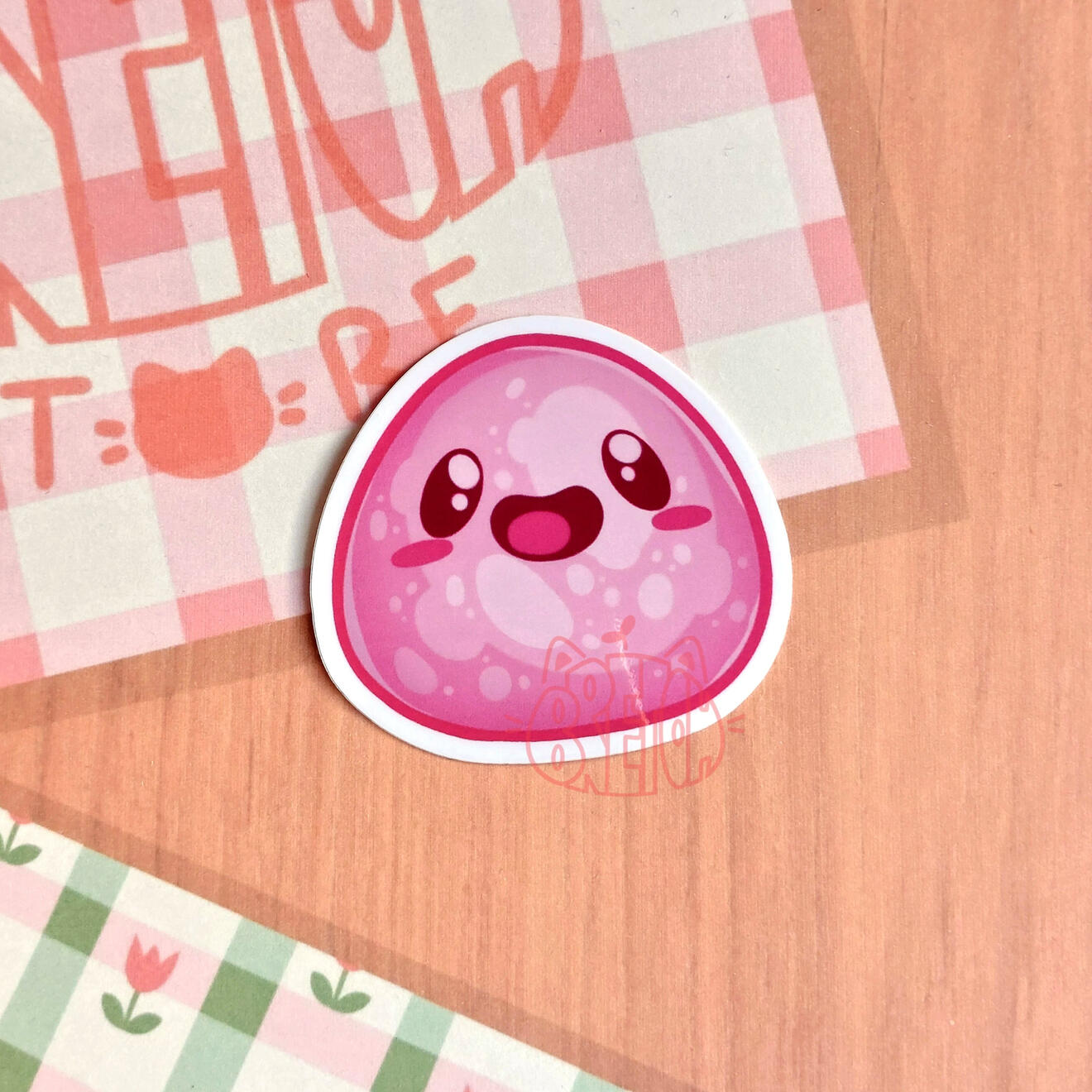 Slime Rosa - Pegatina 5cm - 1€