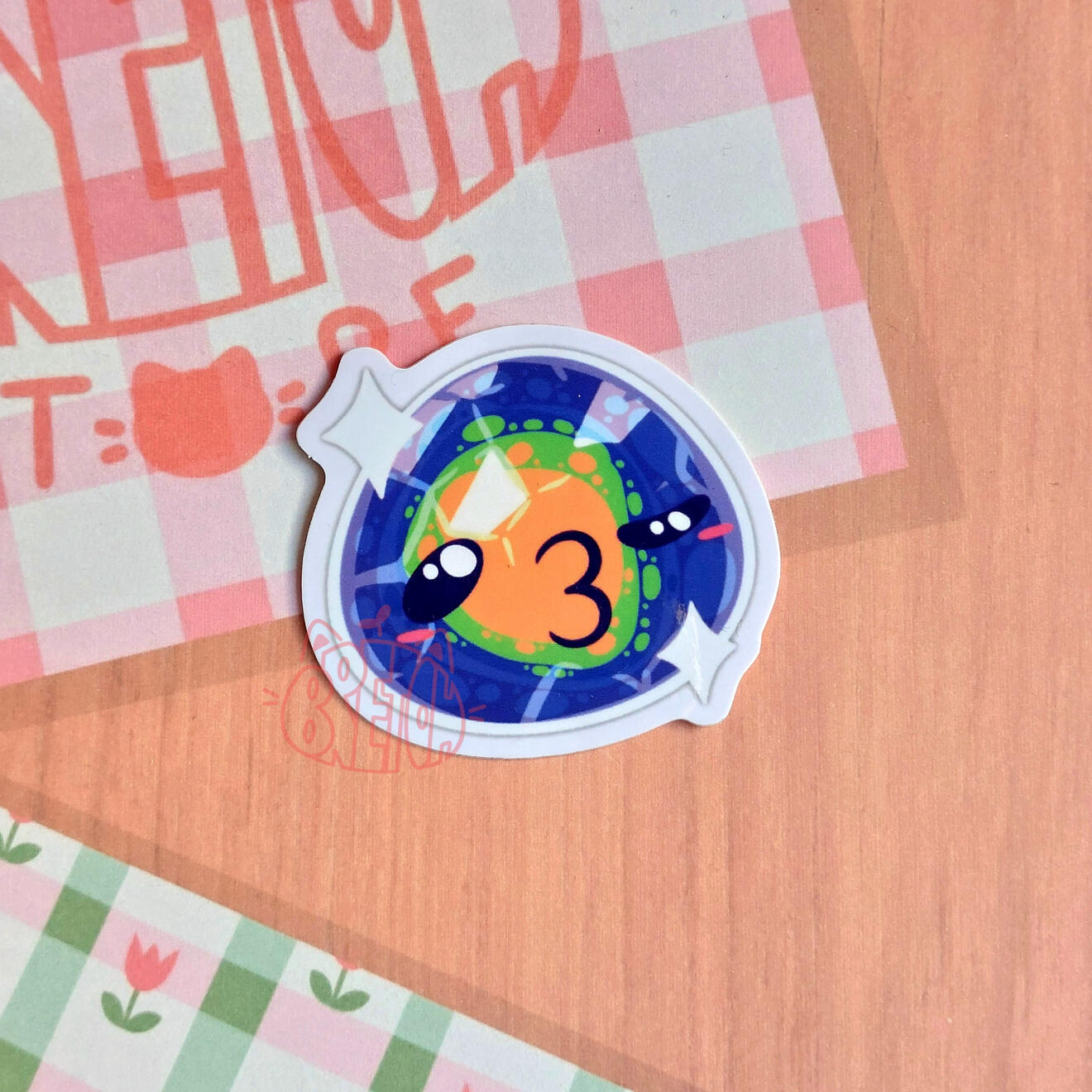 Slime Mosaico - Pegatina 5cm - 1€