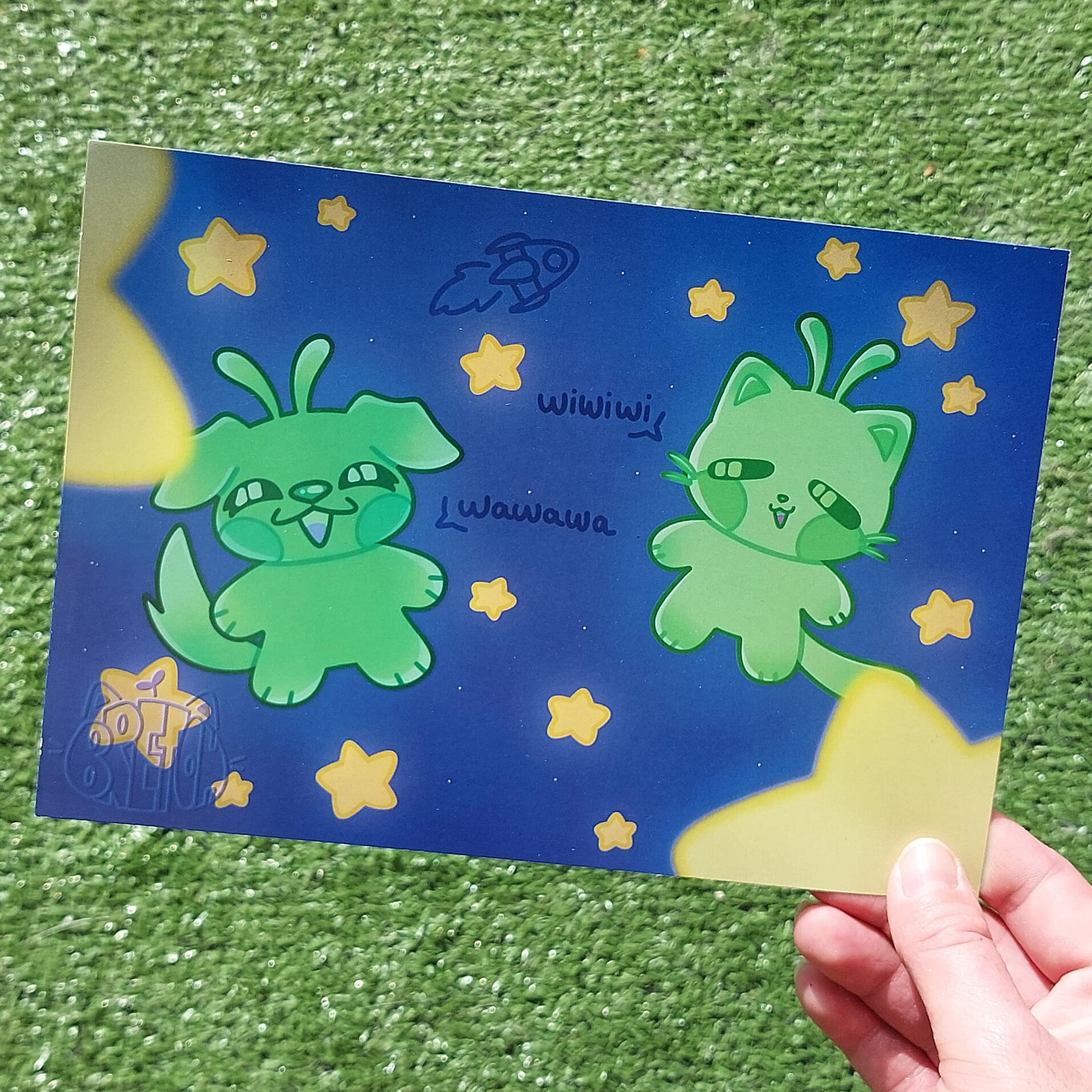 Cosmic Friends - Print A5 (21 x 14,8cm) - 5€